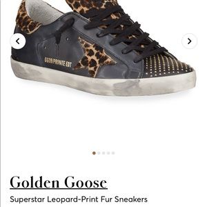 Golden goose leopard sneakers